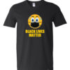 BLM Emoji T Shirt V Neck Custom T-Shirt Apparel