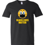 BLM Emoji T-Shirt V-Neck