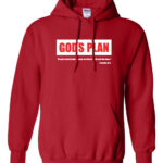 God’s Plan Proverbs 16 9 T-Shirt Thick Hoodie