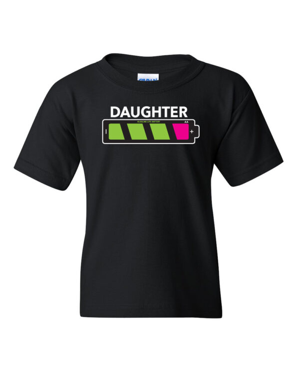 Battery Life T-Shirt-Daughter-blk