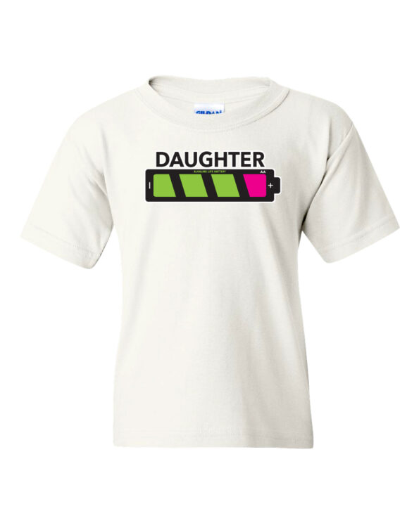 Battery Life T-Shirt-Daughter-white