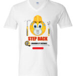 Contractor Emoji T Shirt White Custom T-Shirt Apparel