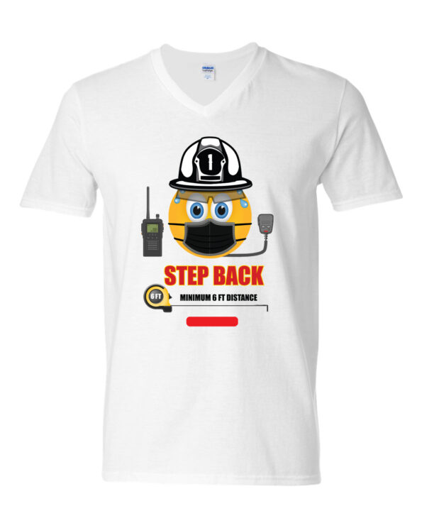 Fireman Chief Emoji T-Shirt White