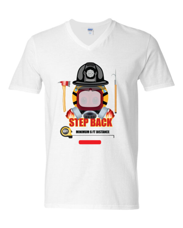 Fireman Fighter Emoji T-Shirt White
