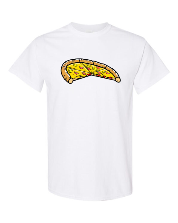 Ham Pineapple Pizza T-Shirt-Dad-white-3slice