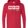 Man Of God Thin Hoodie Red Custom T-Shirt Apparel