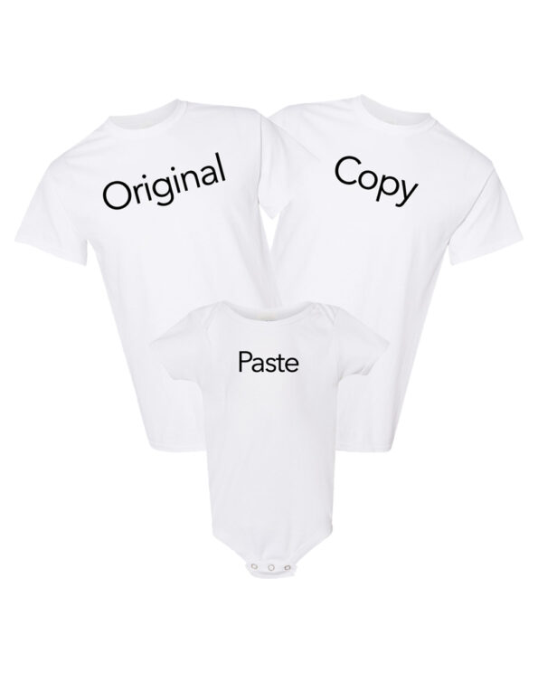 Paste T-Shirt Onesie-White-Package C