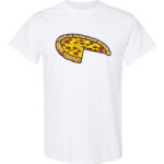Pepperoni Pizza T-Shirt-Mom-blk-1slice