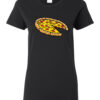 Pepperoni Pizza T Shirt Mom blk 1slice Custom T-Shirt Apparel