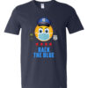 Police Officer Emoji T Shirt Blue Custom T-Shirt Apparel