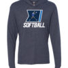 Softball Thin Hoodie Navy Custom T-Shirt Apparel