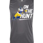 Defensive Lineman On The Hunt Front LA Rams Sleeveless t-shirt Royal