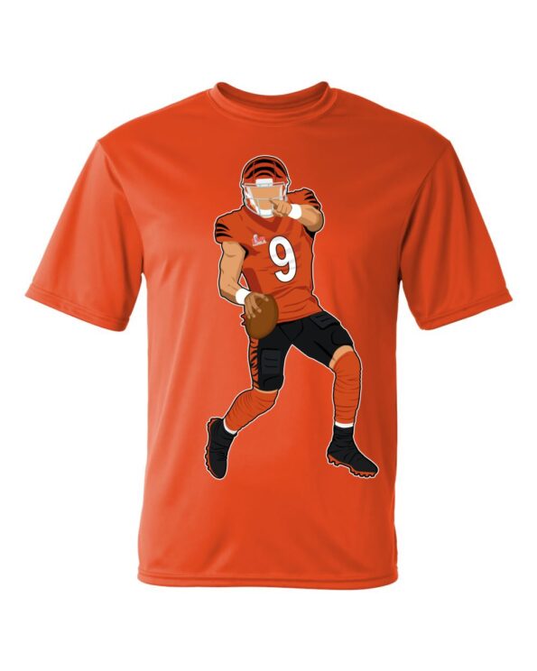 Quarterback Front Bengals sport t-shirt Burnt orange