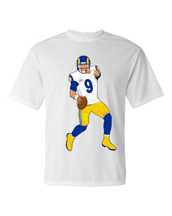 Quarterback Front LA Rams sport t-shirt White