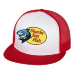 Red Bass-Fish Limp Flops-Red Wicking Short Sleeve Baseball Jersey – 1508